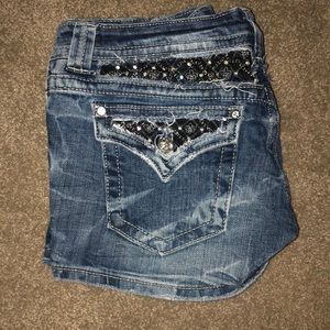 Miss me low rise shorts